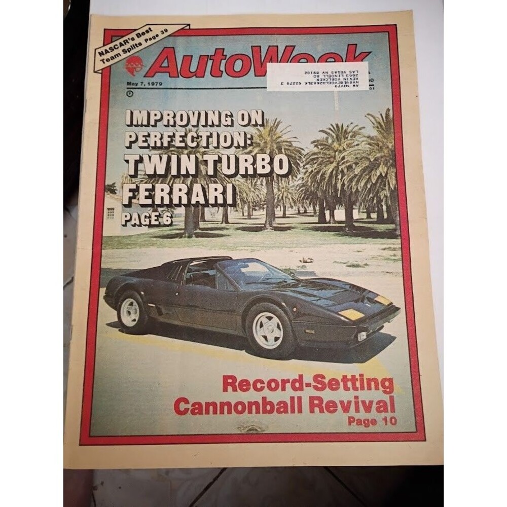AutoWeek Magazine - May 7, 1979